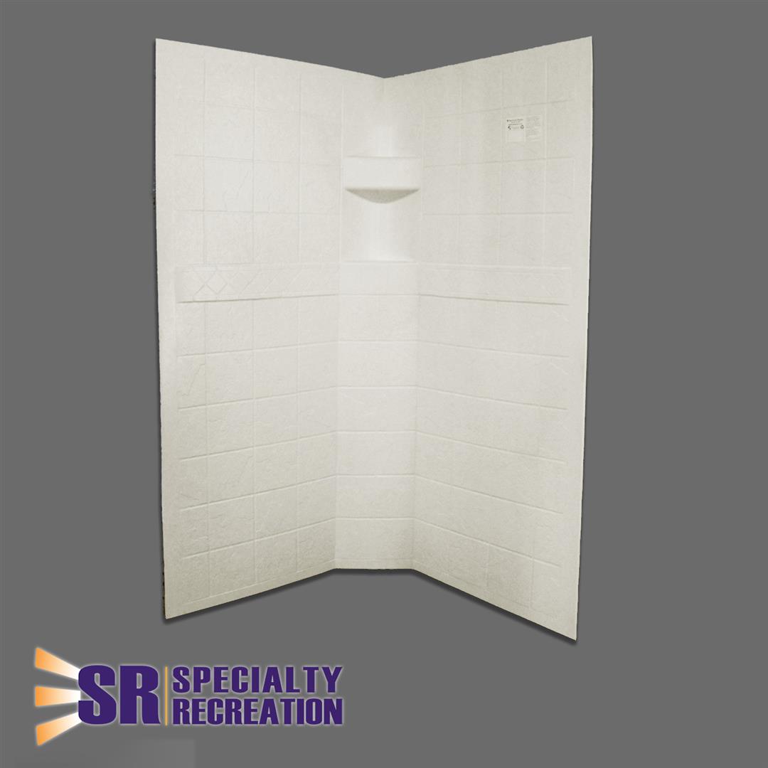s.recreation NSW3232P *SPECIAL ORDER* NEO SHOWER WALL 32X32X67 - Young Farts RV Parts