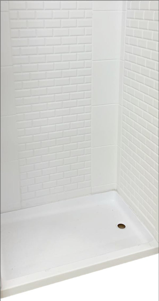 s.recreation SWA2436W *SPECIAL ORDER* 24X36 SHOWER WALL 5 PIECE WHITE - Young Farts RV Parts