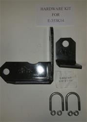 Steering Stabilizer Bracket Safe-T-Plus E-353K14 With Part Number 25-305 Anchor Bracket/ Part Number 25-405 Tie Rod Bracket/ 5/16 x 1-1/8" U-Bolt Kit - Young Farts RV Parts