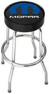 Stool Plasticolor 004784R01 Garage Stools, Round Black Vinyl Seat With Mopar Logo, Non-Swivel, 4 Steel Legs - Young Farts RV Parts