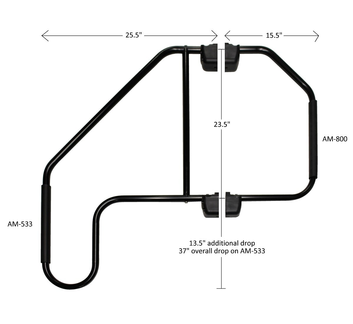 Stromberg AM-533 - Lend-A-Hand Extended Assist Rail & Replacement Hardware - Young Farts RV Parts