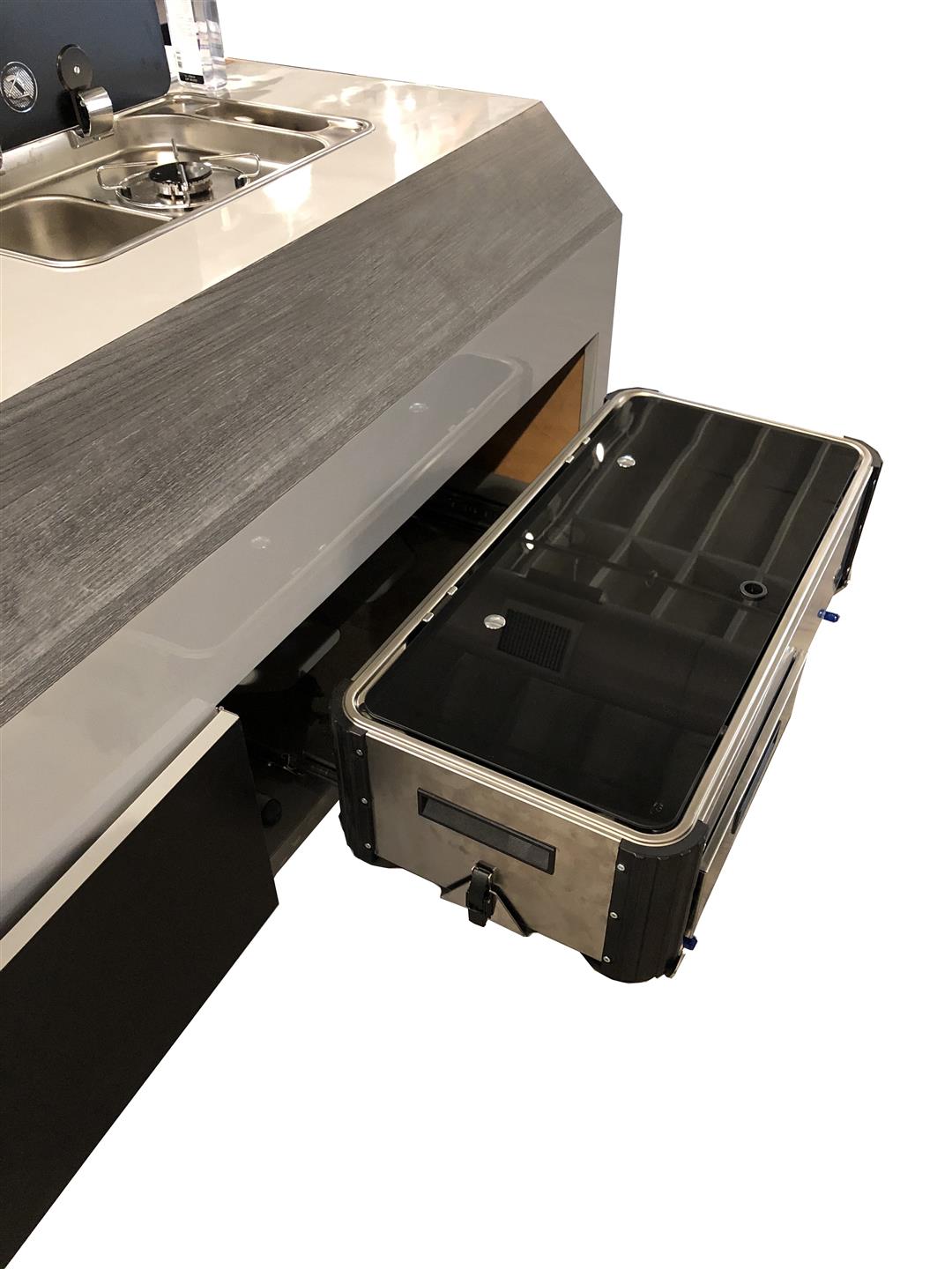 suburban mfg 3258AST *SPECIAL ORDER* CAN S.S. SLIDE OUTDOOR KITCHEN - Young Farts RV Parts