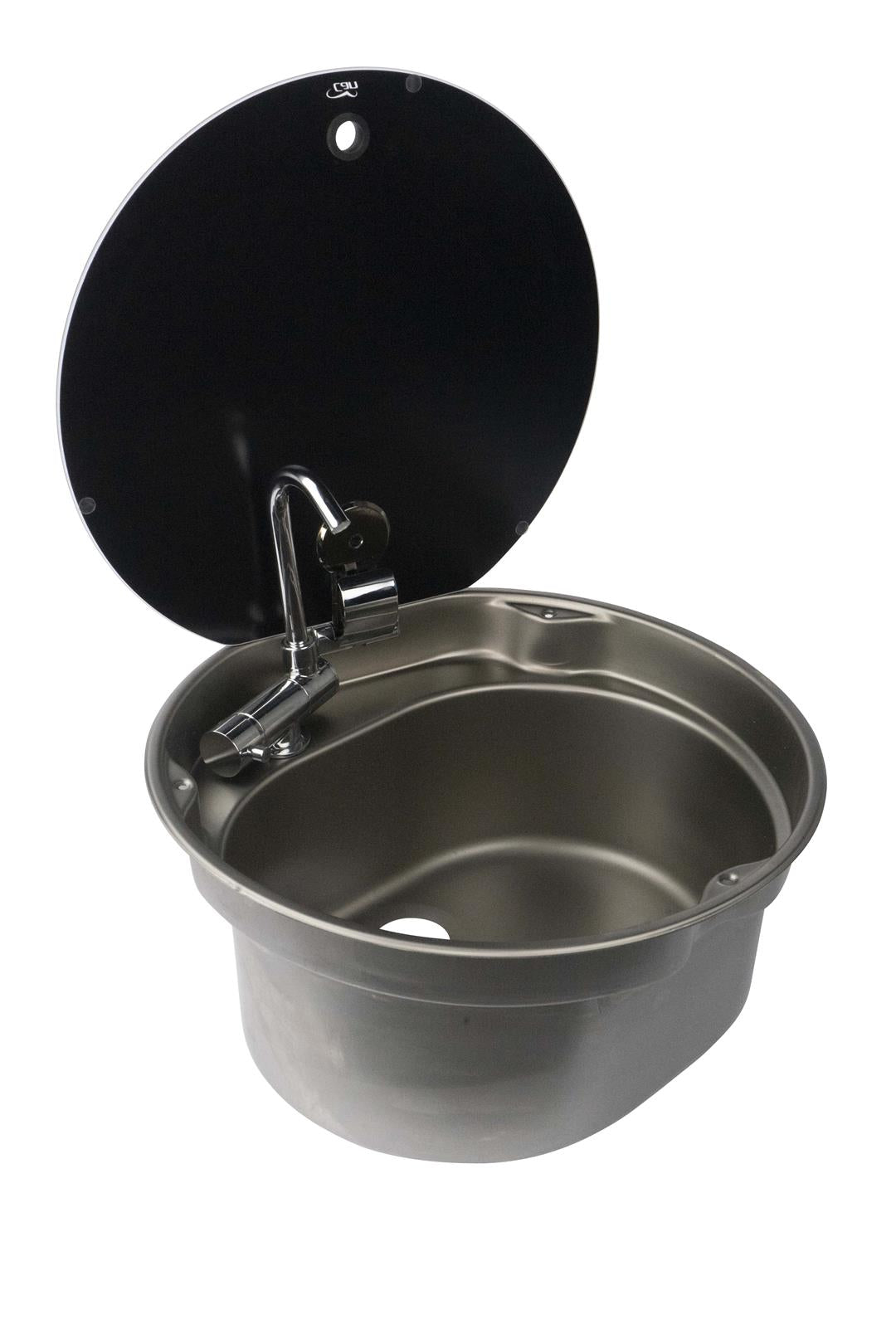 suburban mfg 3262AST *SPECIAL ORDER* LR1771 RND SINK/LID L 1PK - Young Farts RV Parts