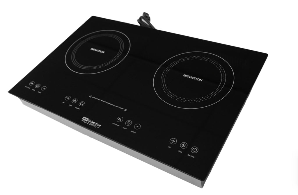 Suburban Mfg 3309A Stove Induction Cooktop - Model SIA-1002 - with Black Glass Top - Young Farts RV Parts