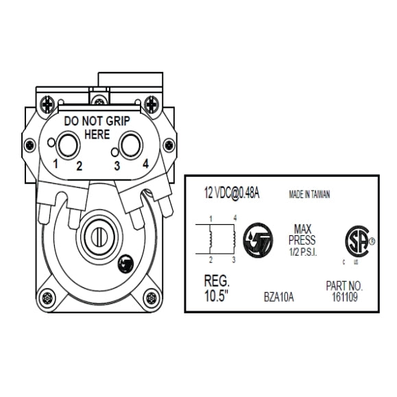suburban mfg 521075 *SPECIAL ORDER* SUBURBAN SOLENOID KIT - Young Farts RV Parts