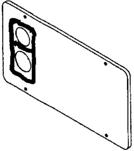 suburban mfg 6267AEB *SPECIAL ORDER* DOOR SH RV FURNACE 1 PK - Young Farts RV Parts