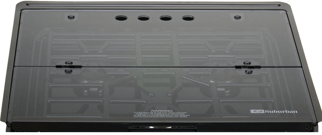 Suburban Mfg Stove Bi-Fold Top Cover 17" x 22" for Slide-In Cooktops/ Ranges - 3085A - Young Farts RV Parts