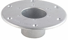 Load image into Gallery viewer, Table Leg Base 6&quot; Diameter AP Products 013-1112 Pedestal Base, Round Flush Mount, x 2&quot; Height, 6 Mounting Holes - Young Farts RV Parts