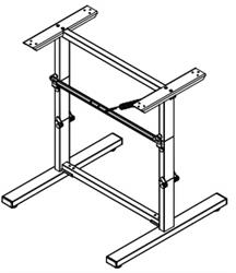 Table Leg Lippert Components 203070 - Young Farts RV Parts