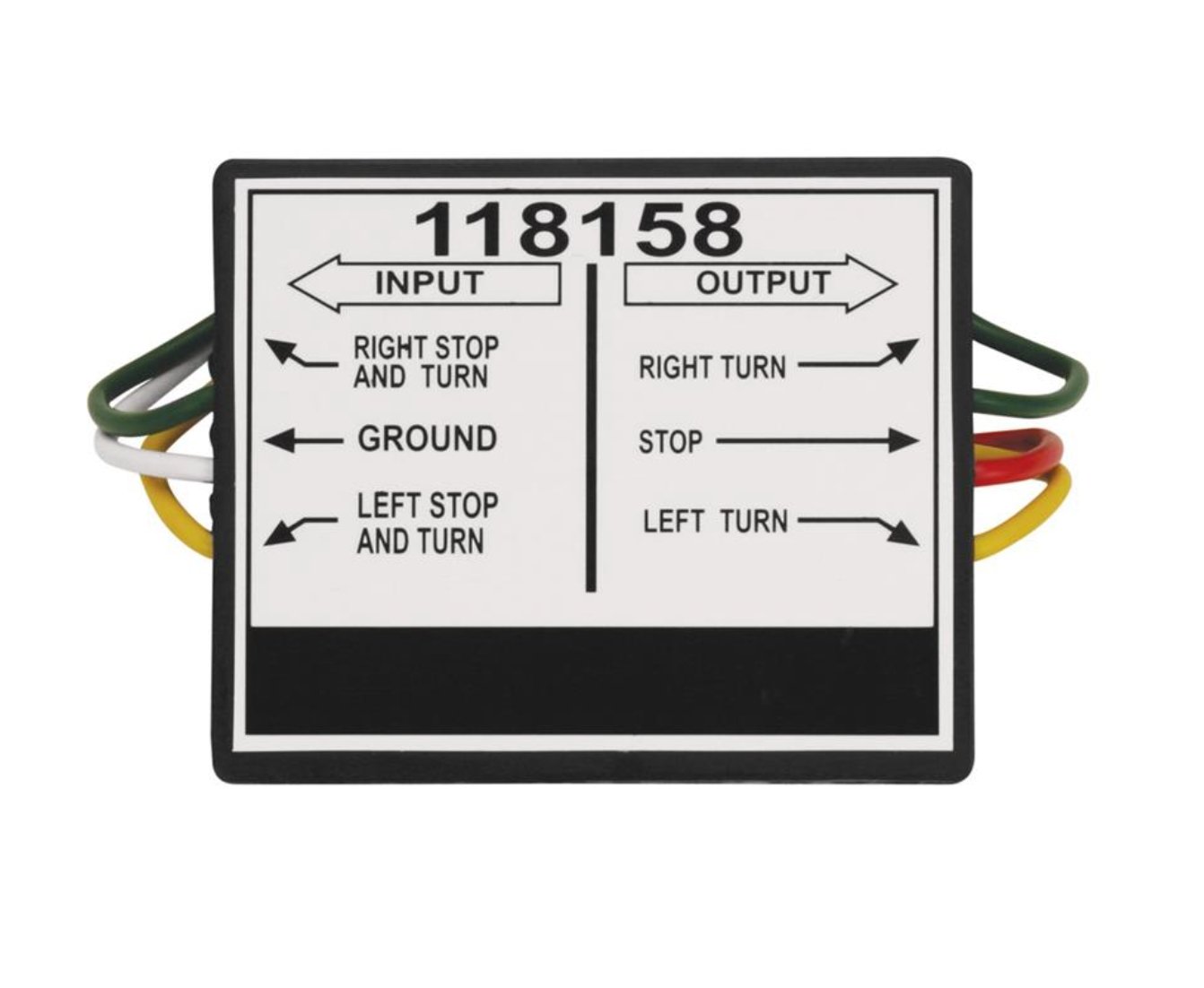 Tail Light Converter Tow Ready 118158 2 To 3 Taillight Converter for Connecting Tow Vehicles With 2 Wire Systems to Towed Vehicles With 3 Wire Systems The TEKONSHA® Taillight 2-Wire to 3-Wire Converter allows you to safely tow your vehicle with your RV or - Young Farts RV Parts