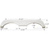 TANDEM FENDER WHITE - Young Farts RV Parts