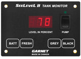 Tank Monitor System SeeLevel 709-P3-1003 SeeLevel II ™, Used To Monitor Battery Voltage/ Fresh Water Tank/ Gray Water tank/ Black Water Tank Levels, LED Display With 3-Way Pump Switch, 2.8