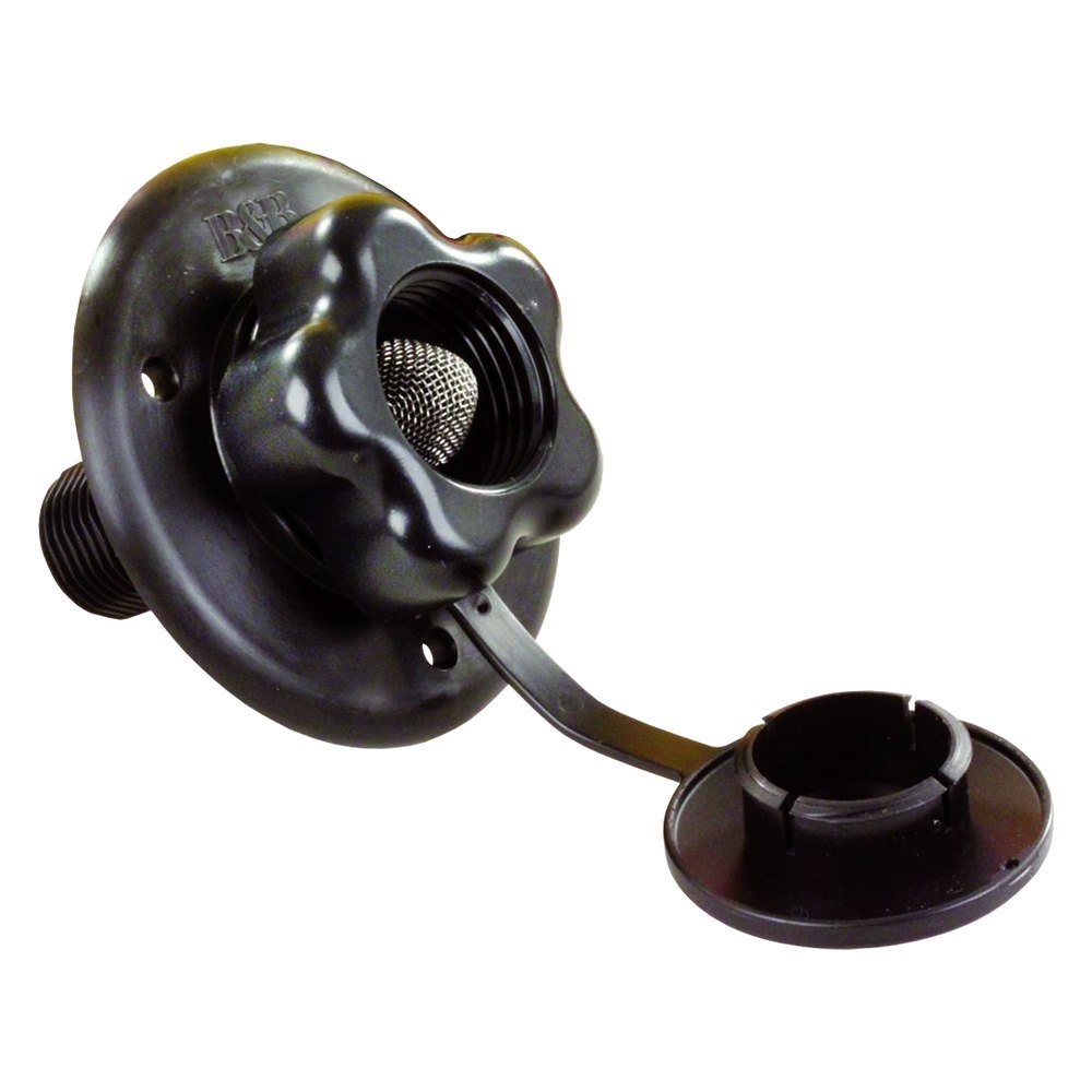 Thetford 160-85-A-3P-A - Black City Water Flange - Young Farts RV Parts