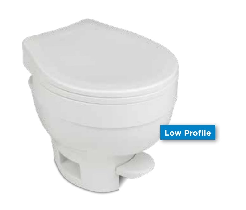 Thetford 31833 - Toilet AQUA-MAGIC VI, Low Profile White - Young Farts RV Parts