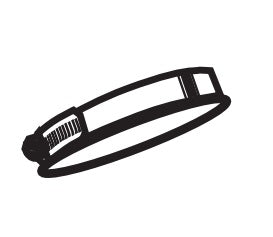 thetford 70438 *SPECIAL ORDER* 3' WORM GEAR CLAMP - Young Farts RV Parts