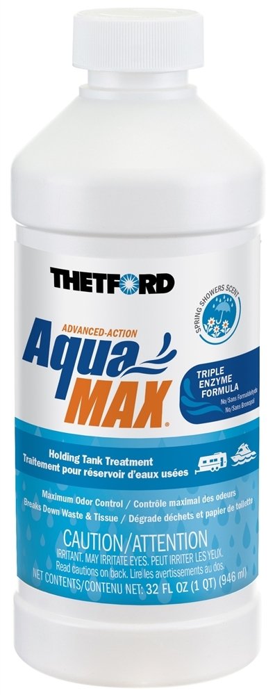 Thetford 96635 - AquaMax Waste Holding Tank Treatment - Spring Showers - 32 Oz - Young Farts RV Parts