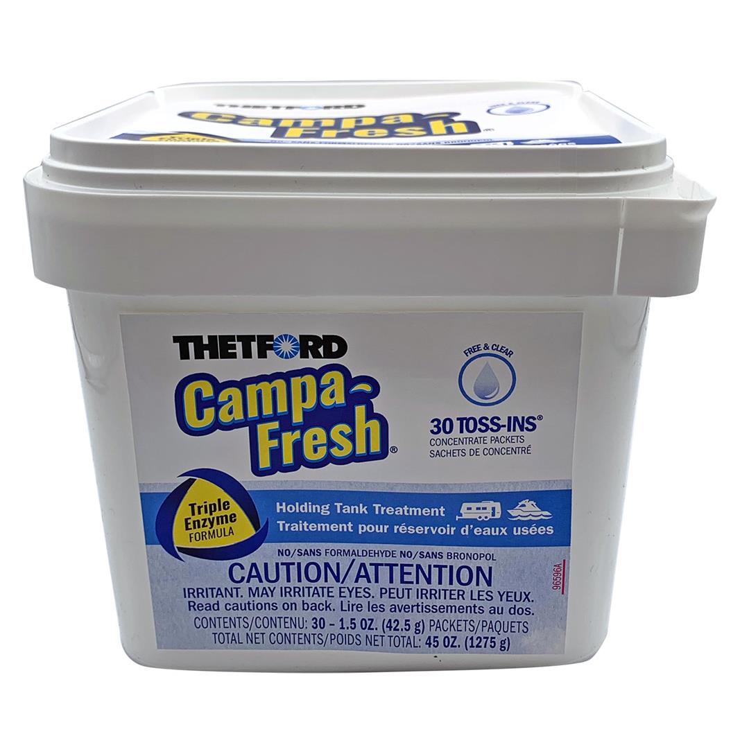 thetford 96721 *SPECIAL ORDER* CAMPA-FRESH FREE & CLEAR 30CT TUB - Young Farts RV Parts