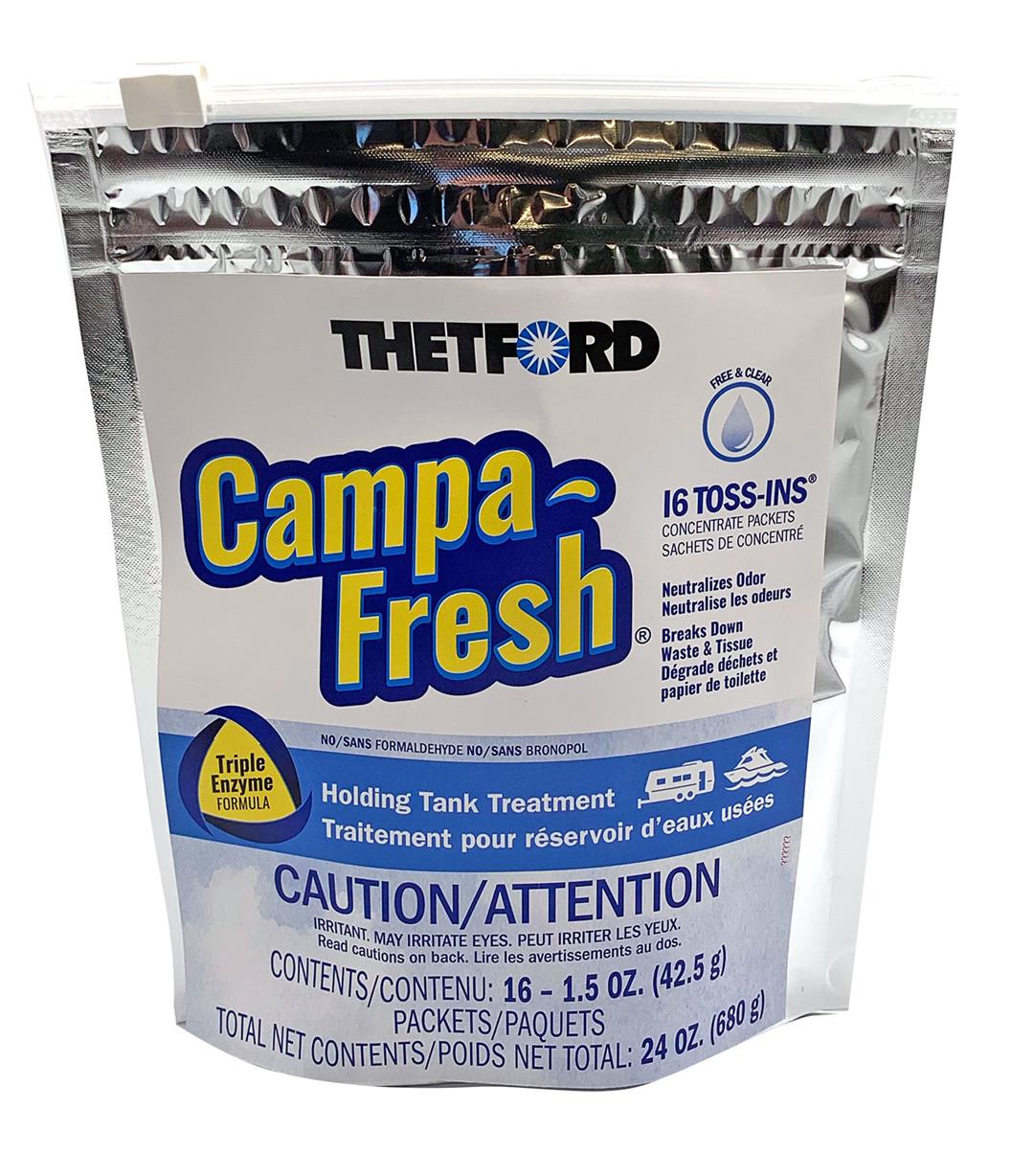 thetford 96726 *SPECIAL ORDER* CAMPA-FRESH FREE & CLEAR 16CT - Young Farts RV Parts