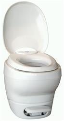 Thetford Aqua-Magic Bravura Toilet High Profile White Plastic with Water-Saving Hand Sprayer 31101 - Young Farts RV Parts