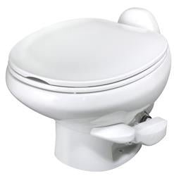 Thetford Aqua Magic Style II Toilet Low Profile White Polymer with Water-Saving Hand Sprayer 42061 - Young Farts RV Parts