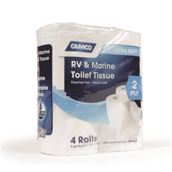 Toilet Tissue Camco 40274 TST ™, 2 Ply, 4 Roll Pack - Young Farts RV Parts