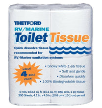 Load image into Gallery viewer, Toilet Tissue Thetford 20804 1 Ply, 4 Roll Pack - Young Farts RV Parts