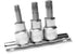 Torx Bit Performance Tool W1337 Use With 3/8" Drive Socket, Brake Caliper Star Bit, Alloy Steel Bit, With T40/ T45/ T50 Bit, Set Of 3 - Young Farts RV Parts
