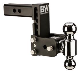 Trailer Hitch Ball Mount B&W Trailer Hitches TS10037B Tow & Stow Model 8, Class IV, Fits 2