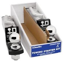 Load image into Gallery viewer, Trailer Hitch Ball Mount Draw-Tite 40583-002 Towing Starter Kit, Class III/ IV, Fits 2&quot; Receiver, 7500 Pound Gross Trailer Weight/ 750 Pound Tongue Weight, Fixed 2&quot; Drop/ 3/4&quot; Rise, Non-Swivel, Non-Extendable, 8-1/2&quot; Shank Length, 3/4&quot; Hitch Ball Hole, Wi - Young Farts RV Parts