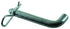 Trailer Hitch Pin JR Products 01074 Bent Pin, 5/8" Diameter, 2-7/8" Usable Length, For Use With Class III Hitches, With Clip, Chrome Plated - Young Farts RV Parts