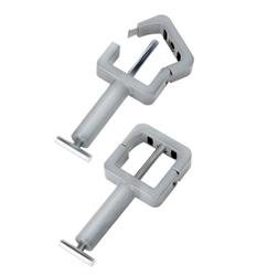 Trailer Landing Gear Pull Pin Barker Mfg. 31857 Snaps Lite, Use With 2-1/2" Square Fifth Wheel Legs, 3/8" Diameter, Space-Age Composite - Young Farts RV Parts