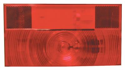 Trailer Light Peterson Mfg. V25911 Stop/ Turn/ Tail Light, Incandescent Bulb, Rectangular, Red, 8-9/16