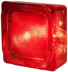 Trailer Light Peterson Mfg. V844 Stop/ Turn/ Tail Light, 6/7 LED, Red, 4.61" Width x 1.8" Height - Young Farts RV Parts