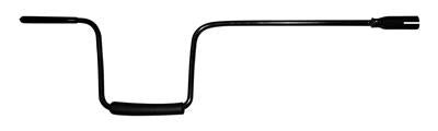 Trailer Stabilizer Jack Stand Crank BAL RV 23031 For Use With BAL Light Trailer Stabilizing Jack Part Numbers 23025 And 23026, Slotted Drive, Rubber And Plastic Hand Grip, Black - Young Farts RV Parts