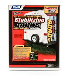 Trailer Stabilizer Jack Stand Eaz Lift 48860 Use To Stabilize Motorhome/ Travel Trailer or Camper While Parked, Manual, 6000 Pound Capacity, Adjustable 16 To 30" Height - Young Farts RV Parts