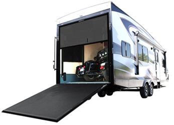 Trailer Tailgate Screen LaSalle Bristol 1409912PBK CrossBreeze, For Toy Haulers With Rear Wall - To - Wall Opening Up To 99 - 1/8