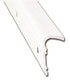 Trim Molding AP Products 021-51101-16 Non-Insert Roof Rim Type, 1-1/8" Height x 1/2" Width x 16 Foot Length, Polar White, Aluminum - Young Farts RV Parts
