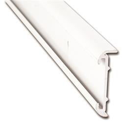 Trim Molding AP Products 021 - 51601 - 16 Short Lip Insert Type, 1 - 3/16" Height x 2/5" Width x 16 Foot Length, White, Aluminum - Young Farts RV Parts
