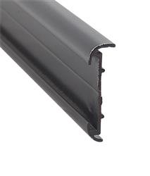 Trim Molding AP Products 021 - 51602 - 16 Short Lip Insert Type, 1 - 3/16" Height x 2/5" Width x 16 Foot Length, Black, Aluminum - Young Farts RV Parts