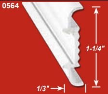 Trim Molding AP Products 021-56402-16 Insert Molding Trim Type, 1-1/4" Height x 1/3" Width x 16 Foot Length, Black - Young Farts RV Parts