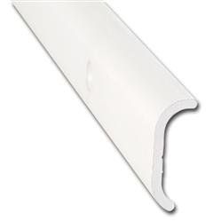 Trim Molding AP Products 021-86001-16 Short Leg Trim Type, 1" Height x 1/3" Width x 16 Foot Length, Polar White - Young Farts RV Parts