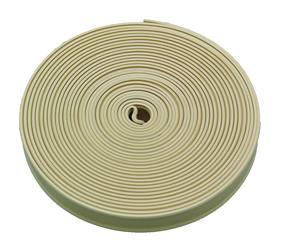 Trim Molding Insert AP Products 011-369 Used For Doors/ Trim Molding And Windows, 5/8" Width x 25 Foot Length, Plastic, Beige, Flexible Screw Cover - Young Farts RV Parts