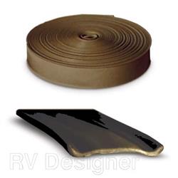 Trim Molding Insert RV Designer E327 Used For Trim Molding, Standard, 1" Width x 25 Feet Length, Brown - Young Farts RV Parts