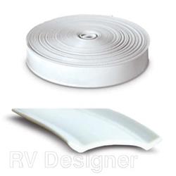 Trim Molding Insert RV Designer E361 Used For Trim Molding, Heavy Duty, 1" Width x 25 Feet Length, White - Young Farts RV Parts