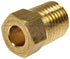Tube End Fitting Nut Dorman 785-290D OE Solutions ™, 3/16" Outer Diameter, 0.55" Length, Brass, Single - Young Farts RV Parts