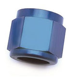 Tube End Fitting Nut SpeedFX 560818 Tube Nut, -8AN, Anodized, Blue, Aluminum