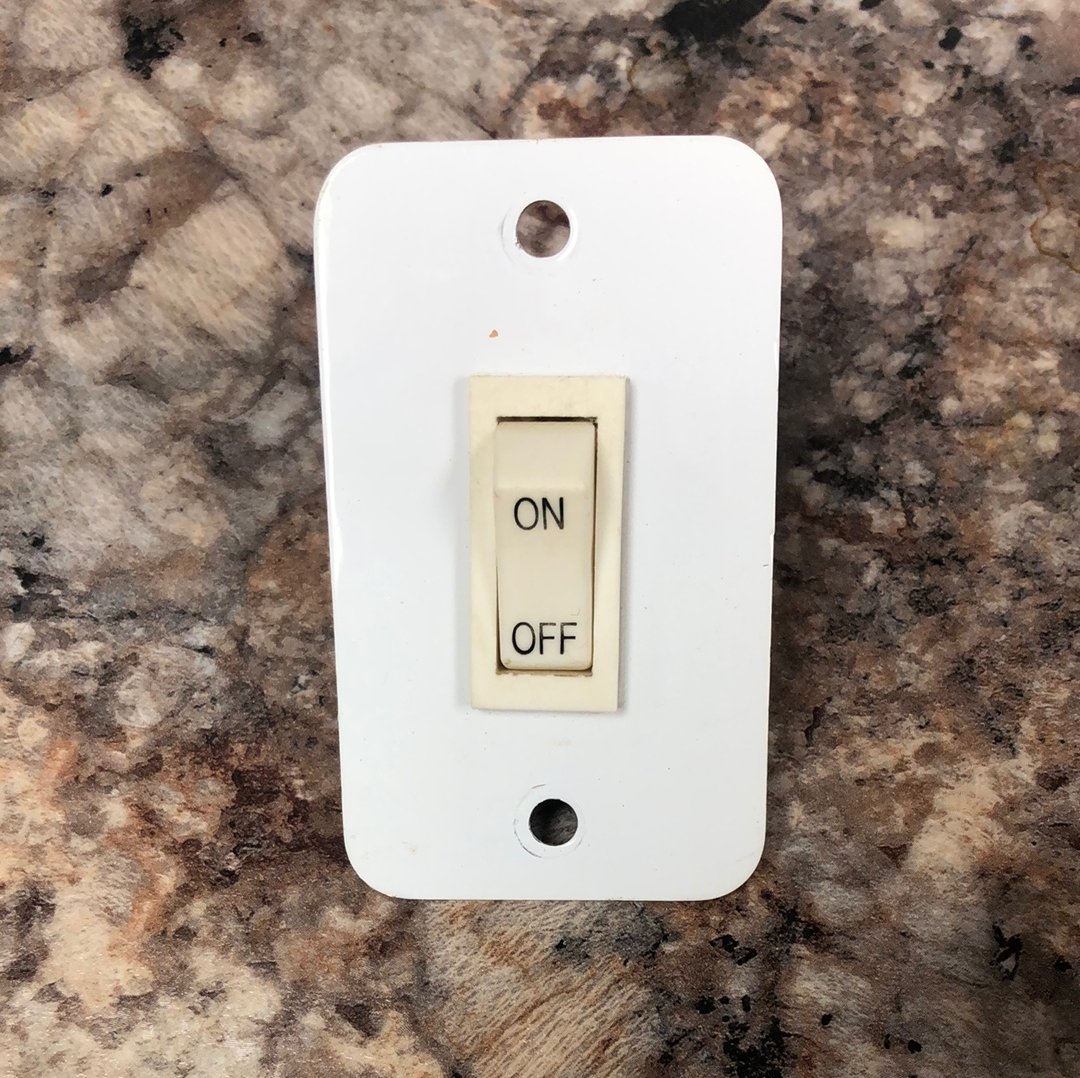 Used 12v RV Single Light Switch - Young Farts RV Parts