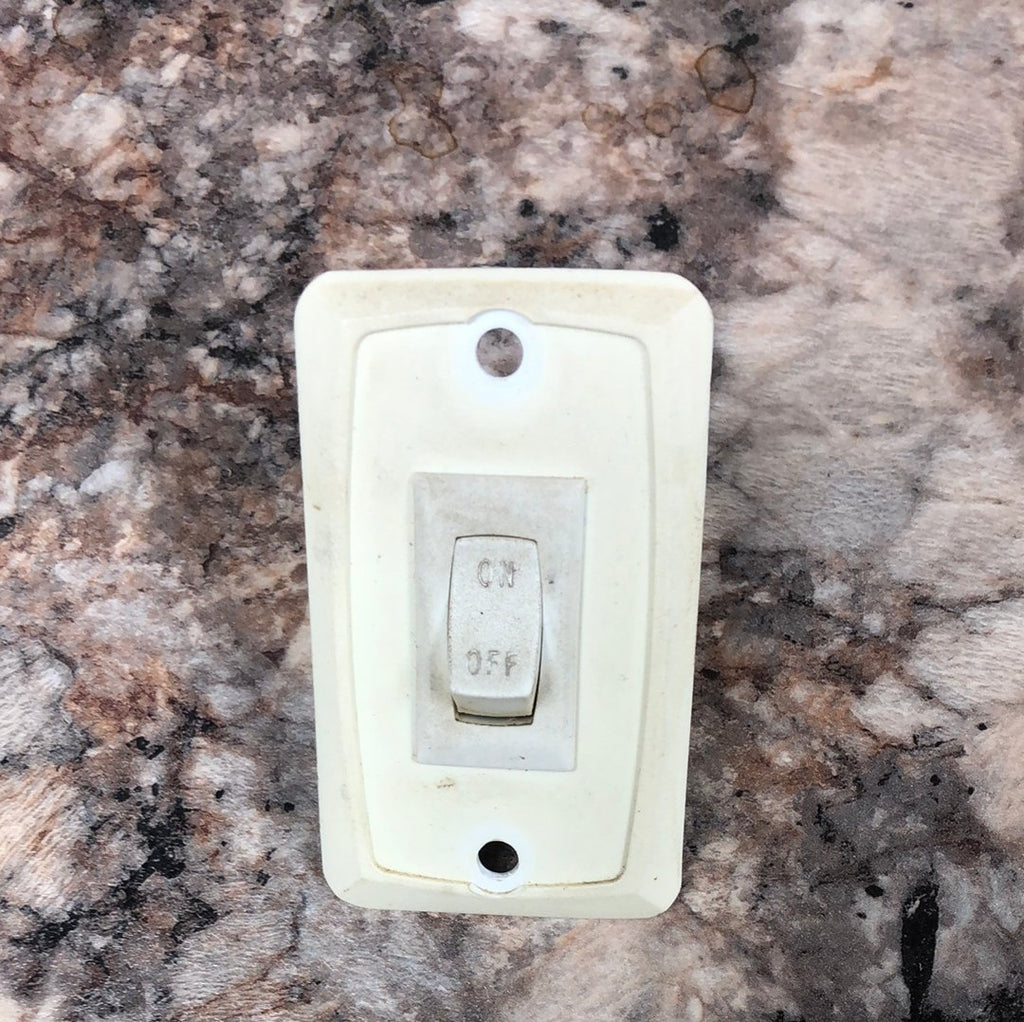 Used 12v RV Single Light Switch - Young Farts RV Parts