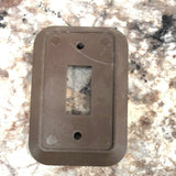 Used 12v RV Single Light Switch wall plate / faceplate cover