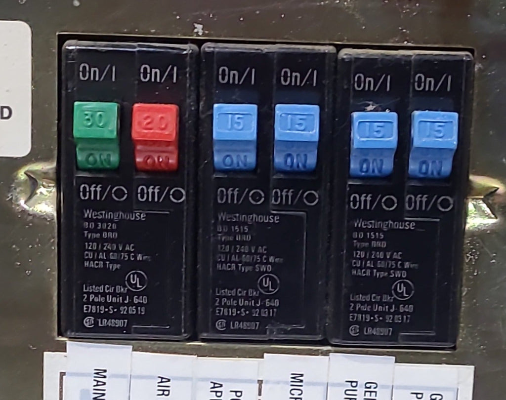 Used 30 AMP MAGNETEK DC Distribution Panel 80-C - Young Farts RV Parts
